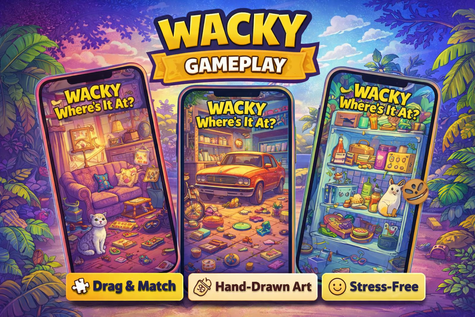 Wacky Find It! game worlds preview